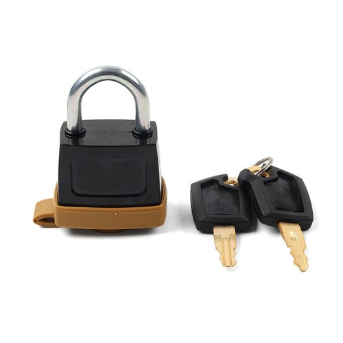 5P8500 CAT Padlock & 2 Keys Caterpillar 2462641 Fuel Cap With Cover 7X7700 - Picture 2 of 11