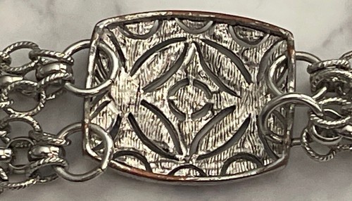 Silver Tone Chain Bracelet 6 to 7" Jewelry XT-63 - Picture 7 of 16