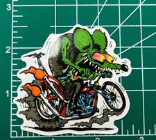 Rat Rod Motorcycle - Vinyl Decal Free Ship & Track Buy More & Save $ ThinkBomb