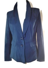 Ann Taylor Women's Navy Blue Blazer Jacket  Size 8