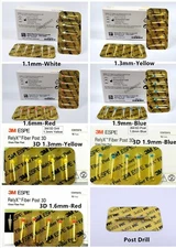 3M Relyx Dental Fiber Post Drill Quartz Straight 3D Screw Glass Root Canal Posts