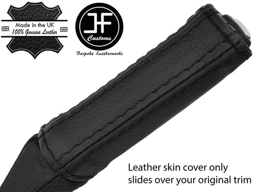 NOIR POINT HAUT Grain Cuir Accoudoir Couvercle Pour VW Golf Sv