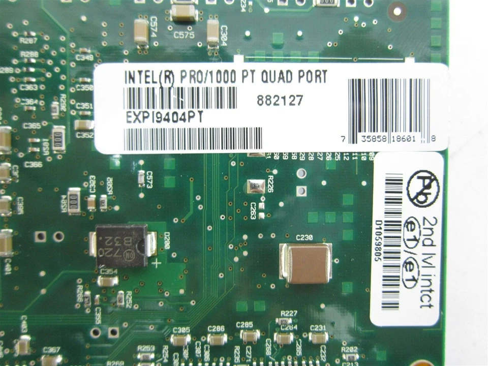 Intel EXPI9404PT Ethernet PRO/1000 PCI-E PT Quad Port Server Adapter - Image 3 of 4