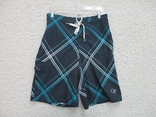 OP Ocean Pacific Board Shorts Small Adult Navy Blue Swim Trunks Pockets Mens S
