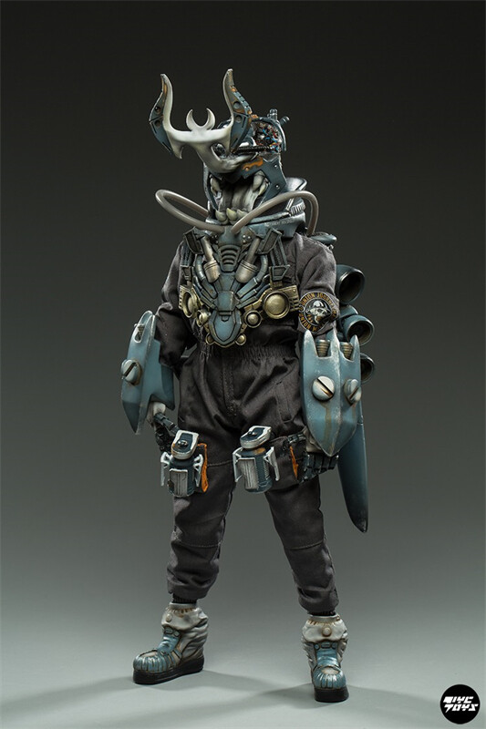 ART FUTURE 1/6 Ghost twister 狩太郎 DX005 ART FUTURE Ghost Twister Horn Coritaro DX005 1/6Collectibles