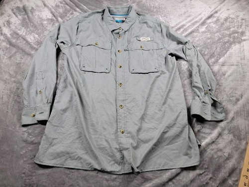 Chemise de pêche Magellan Outdoors homme XS Mag Wick Angler Fit bleu