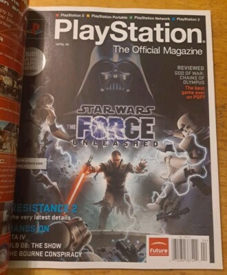 playstation official magazine Issue 005 Star Wars Force Unleashed Rainbow Six 2