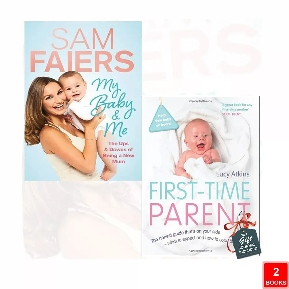 My Baby & Me and First-Time Parent with Gift Journal 2 Books Set Paperback New - Image 2