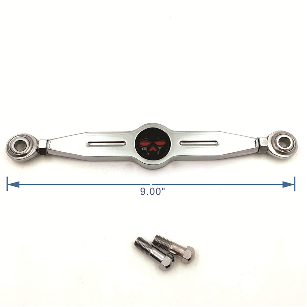 HongK 04up 48 XL1200X SuperLow XL883L Black Skull Chrome Short