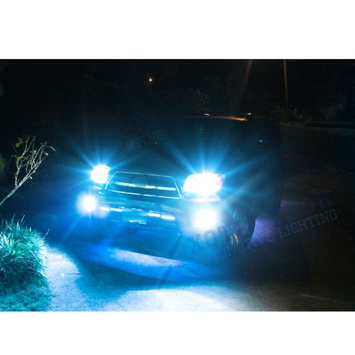 Ice Blue 8000K LED High Low Beam 9005 Fog Light H11 For Toyota 4Runner 2010-2013 - Picture 12 of 13