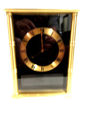 Swiza Brass Quartz Shelf/Mantle Clock