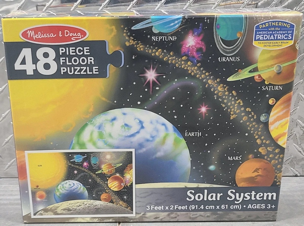 Melissa Doug Solar System Floor Puzzle 48 pc New Sealed 36 X
