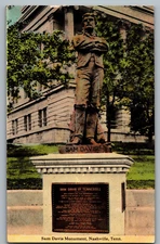 Tennessee Nashville Capitol Sam Davis Statue Unposted Postcard