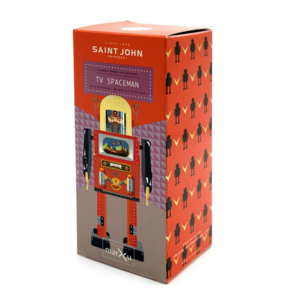 Robot Marcheur Mécanique en Tôle - Roxy Robot (St. John