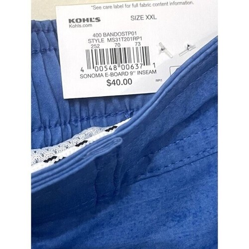 Sonoma Swim Trunks Flexwear Board Shorts BRAND NEW Size XXL Stretch - Picture 6 of 7