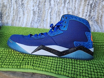 Nike Air Jordan Spike 40 Royal PE Shoes Men 13 Blue Orange Wht