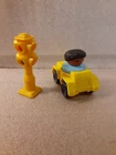 Vintage Fisher Price Little Chunky People Stop Light Car Black Girl