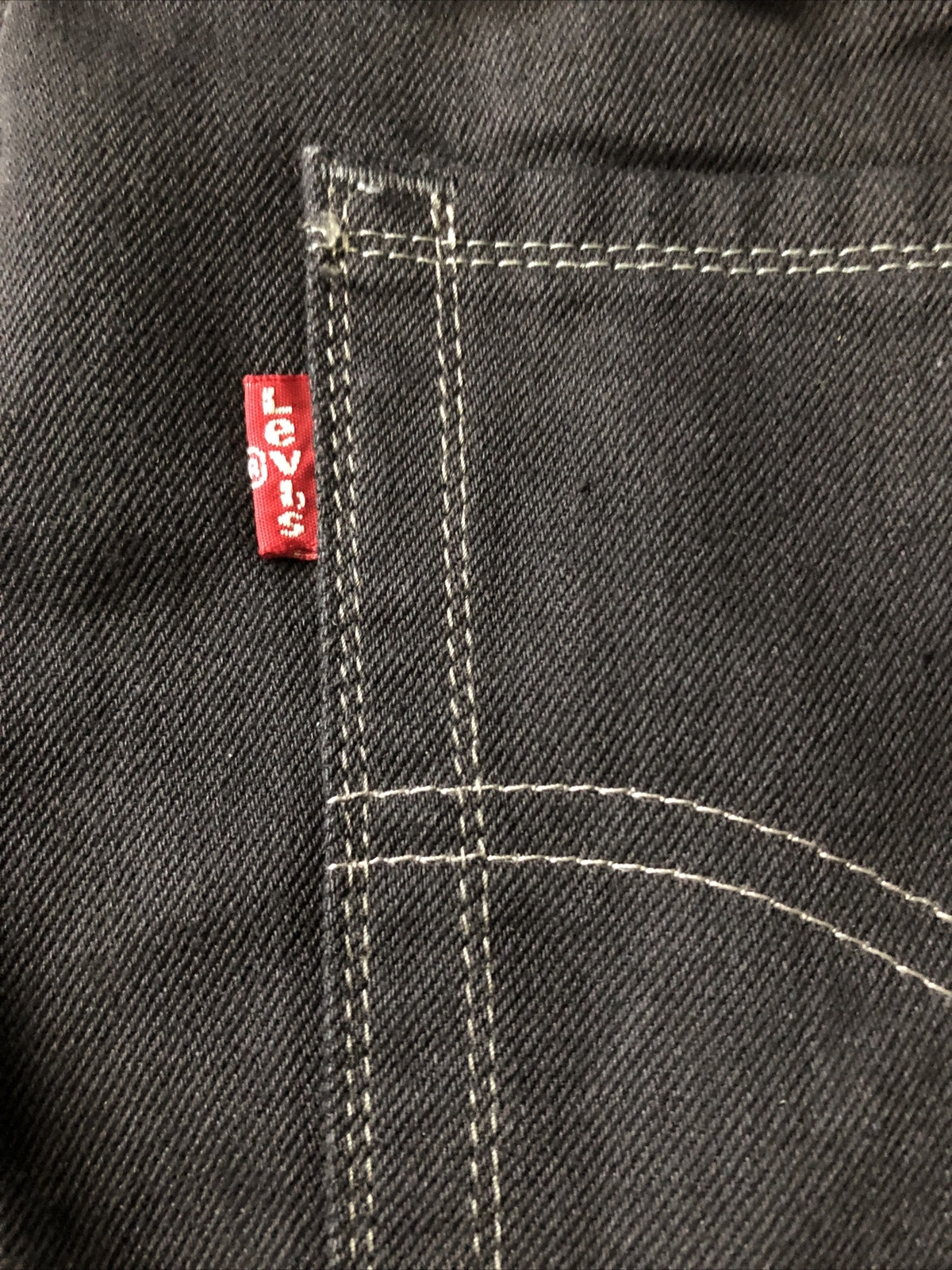 LEVI’S 511 VINTAGE MEN’SLIM FIT GRAY JEANS SIZE W32 L32 DOUBLE STICH GR8 DESIGN image 3