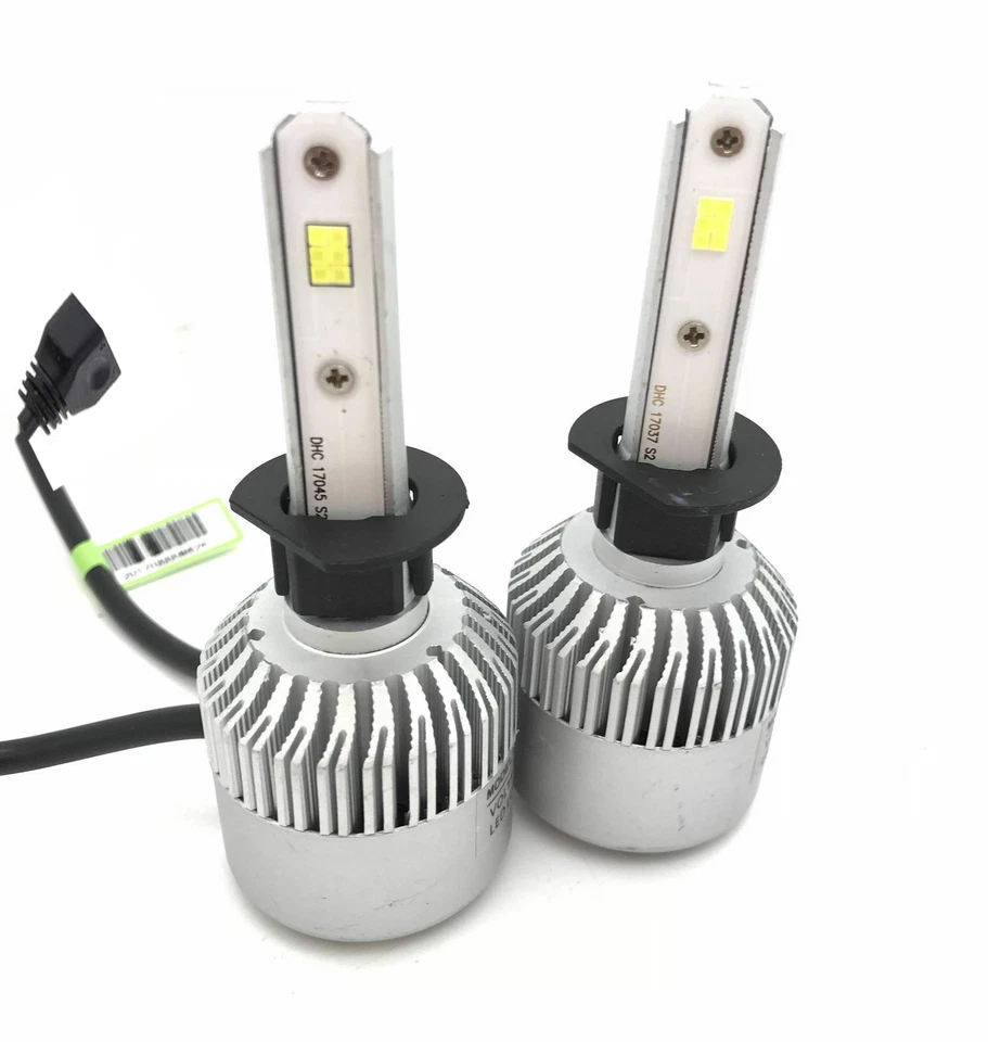 Kit Led H8 H9 H11 Cablaggi e Ventola Raffreddamento DC9-32V 8000 LUMEN a Lampada - Immagine 3 di 3