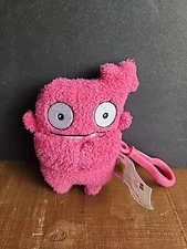 Ugly Dolls Plush Mini Keychain Backpack Clip Pink Monster ~4"