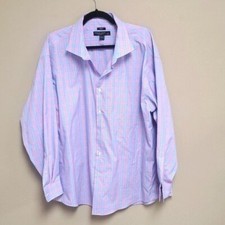 PRONTO UOMO Plaid Dress Shirt - Size 19 34/35