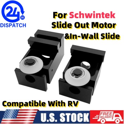 Bearing Block W/ V Roller Shoe Upper&Lower For RV Schwintek Slide Out In-Wall 