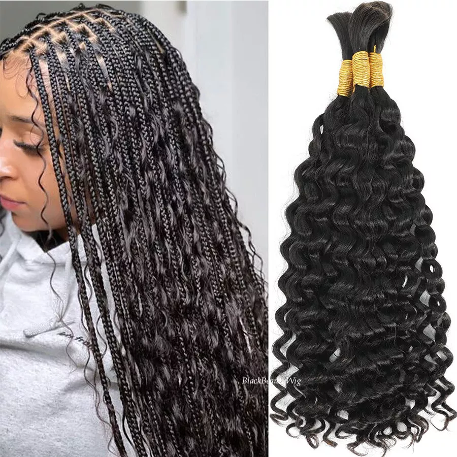 Deep wave 100% human hair styles