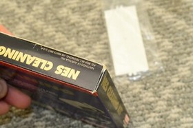 Vintage Nintendo NES Cleaning Kit Original - BOX ONLY w/ Pad