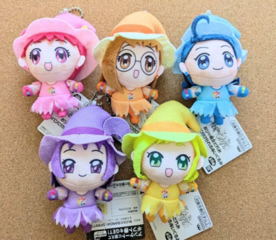 Magical Doremi Ojamajo Doremi Plush Doll Mascot Key Chain Set of 5 Bandai NEW
