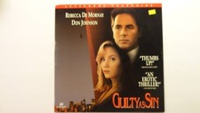 Guilty as Sin Laserdisc, 1993 Rebecca De Mornay Don Johnson Jack Warden - VG