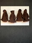 4x 1977 Vintage Kenner Star Wars JAWA ACTION FIGURES With Original Cloth Capes