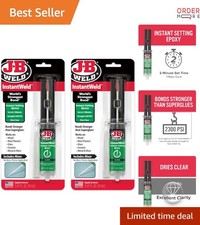 Epoxy Adhesive 14ml Clear 2 Pack Fast Setting No Mess Static Mixer