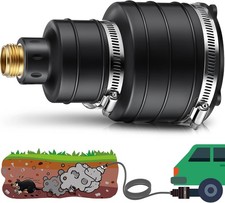 1 Pack Pest Control Exhaust Pipe Attachment Transport Black