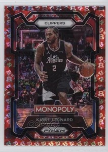 2023-24 Panini Prizm Monopoly Free Parking Prizm Kawhi Leonard #37
