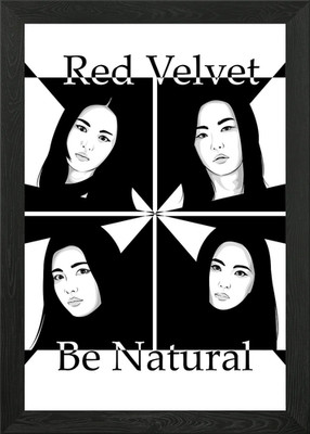Red Velvet - Be Natural gerahmtes Wandbild Poster Leinwanddruck Bild