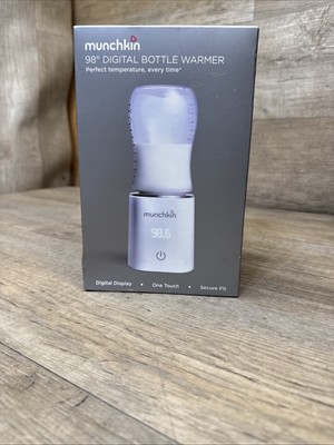 Munchkin 98° Digital Bottle Warmer Perfect Temperature New/Open Box d77
