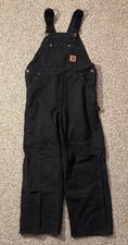 Men  s Carhartt Double Knee Workwear Overalls. Size 36  X 28  