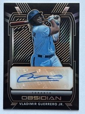 2021 Panini Chronicles Obsidian VLADIMIR GUERRERO JR. Orange Auto Parallel #3/10