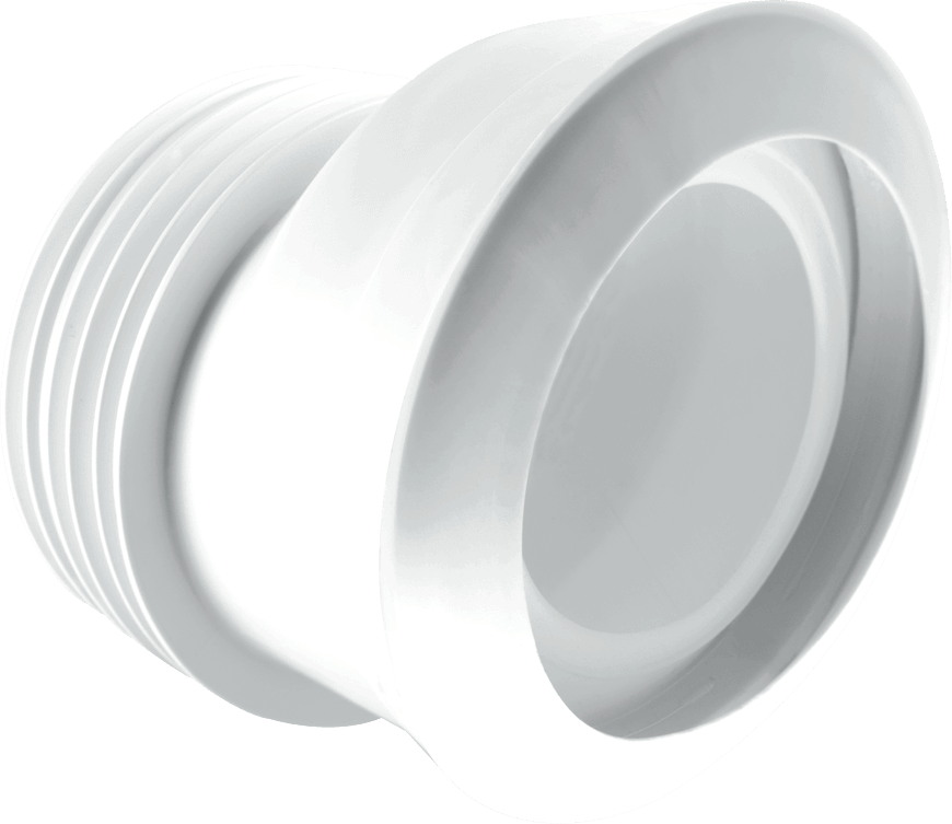 McAlpine MAC-4 97-107mm Inlet x 4""/110mm Outlet 20mm Offset MACFIT WC Connector