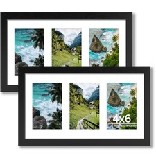 8x14 Collage Picture Frame, 4x6 Picture Frame Collage Frame Display 3 Pcs 4x6...