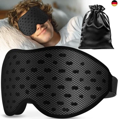 Umisleep 100?% lichtdichte atmungsaktive Schlafmaske für Herren & Frauen ?
