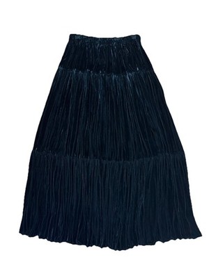 The Icing - The Broomstick Black Tiered Maxi Skirt One Size Firs Most