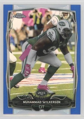 2014 Topps Chrome Blue Refractor 60/199 Muhammad Wilkerson #70 04xt
