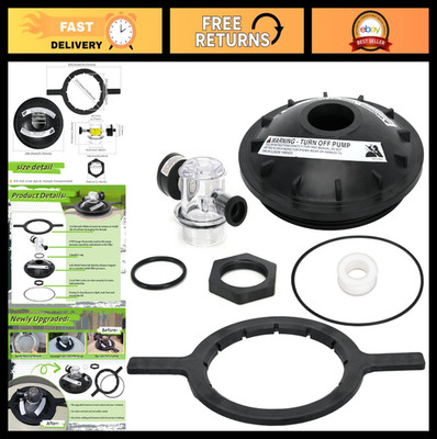 8.5'' Black Buttress Thread Closure Replacement for Pool & Spa Sand Filters TR100