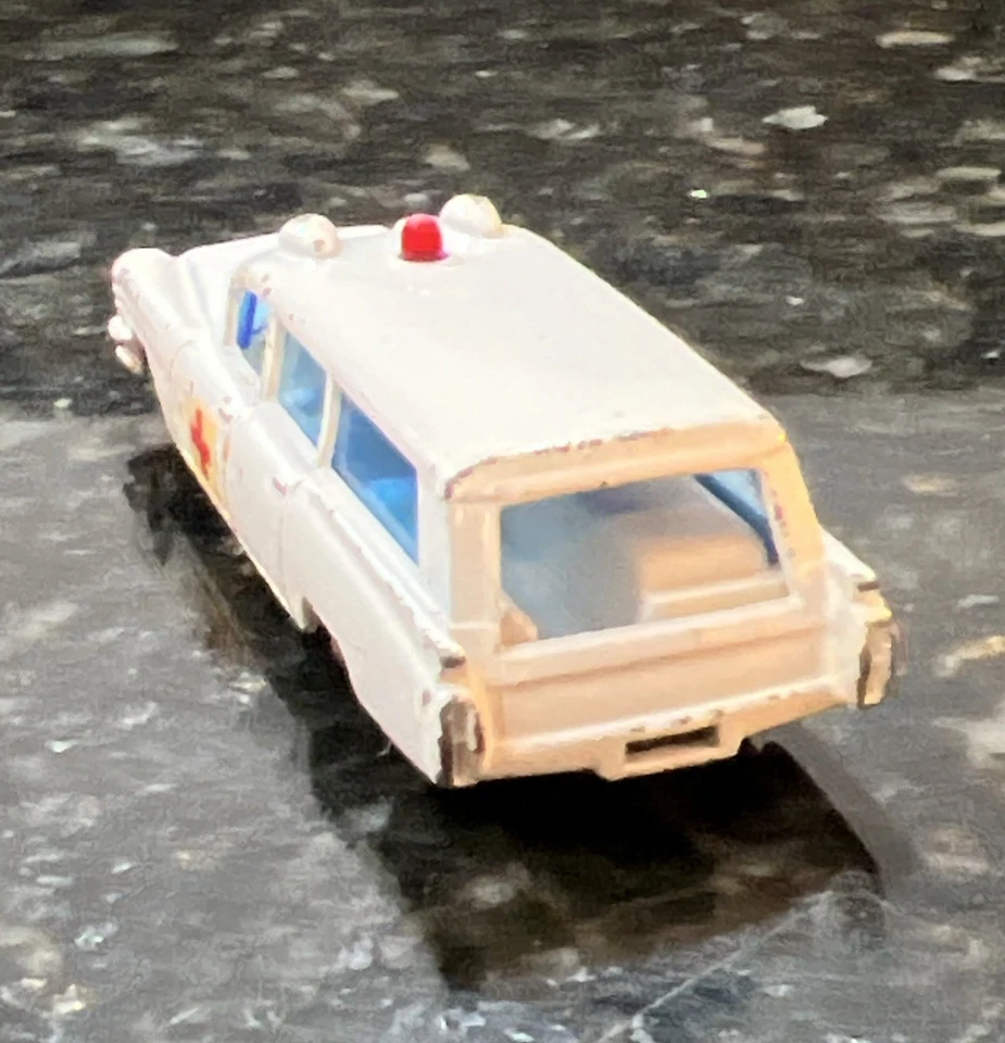 Ambulancia Matchbox S&S Cadillac Nº 54 DE COLECCIÓN 1965 A 1969 BLANCA LESNEY INGLATERRA Foto 4 de 4