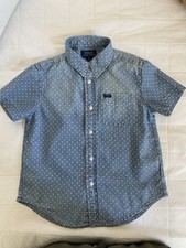 Polo Ralph Lauren Boys Button Up Chambray Printed Shirt