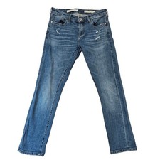 Pilcro Anthropologie Slim Boyfriend Distressed Jeans Size 28 Denim