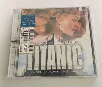 Titanic Soundtrack CD SEALED Hype Sony James Horner Celine Dion VTG 