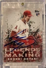 2018 Topps Shohei Ohtani Legends In The Making Rookie IP Auto Card