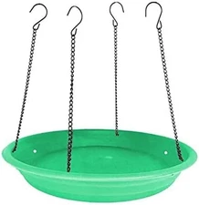 Multi-Purpose Bird Seed Catcher Platform Feeder Hanging Tray With Seed Hoop New